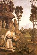 St. Jerome in the Wilderness PERUGINO, Pietro